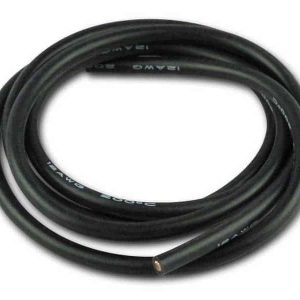 Silicone cable 4mm² x 1.000mm 12AWG (Black)