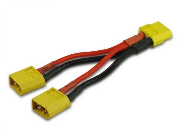 Parallel cable gold connector XT60