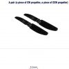 5030 CW, CCW Carbon Fibre propellers(GWS)