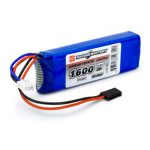 Vapex Receiver Battery Li-Fe 6,6V 1600mAh Flat