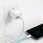 Baseus Super Si Quick Charger 1C 20W with USB-C Cable for Lightning 1m (White) - Image 6