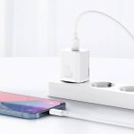 Baseus Super Si Quick Charger 1C 20W with USB-C Cable for Lightning 1m (White) - Image 8