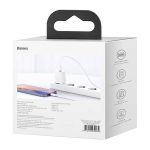 Baseus Super Si Quick Charger 1C 20W with USB-C Cable for Lightning 1m (White) - Image 12