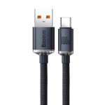 Baseus Crystal Shine Cable USB to USB-C 100W 1.2m (Black)