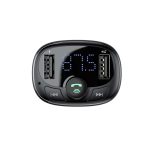 Baseus FM Transmitter T-Typed Bluetooth 2xUSB microSD (Black) - Image 3