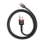 Baseus Cafule Micro USB cable 1.5A 2m (Red+Black) - Image 2