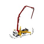 Huina 1381 RC Cement Pump Truck 1/18 11CH RTR (Grey) - Image 2