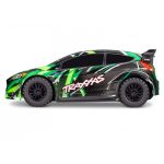 Traxxas Ford Fiesta Rally 1/10 VXL 4WD RTR TQ Green - Image 3