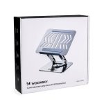 Wozinsky WRS-CPY84SS Aluminum Laptop Stand + Smartphone Stand - Silver - Image 3