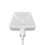 Baseus Magnetic Mini Air PPCXM06A 6000mAh 20W Power Bank with Simple Series USB-C Cable - White - Image 2