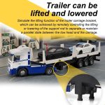 Turbo Racing 1/76 C50 RC Semi-Truck with Trailer RTR (White) - Image 10