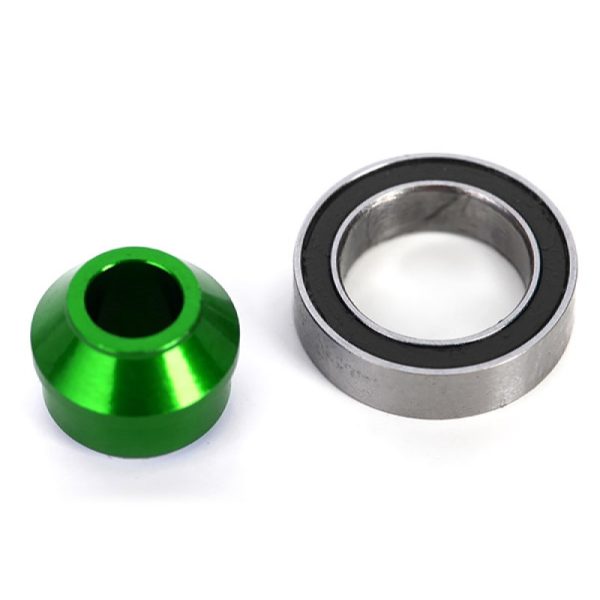 Traxxas Bearing Adapter Alu Green with Ball Bearing 10x15x4mm