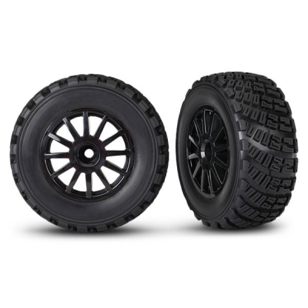 Traxxas Tires & Wheels BFGoodrich/Black Rally 1/10 TSM (2)