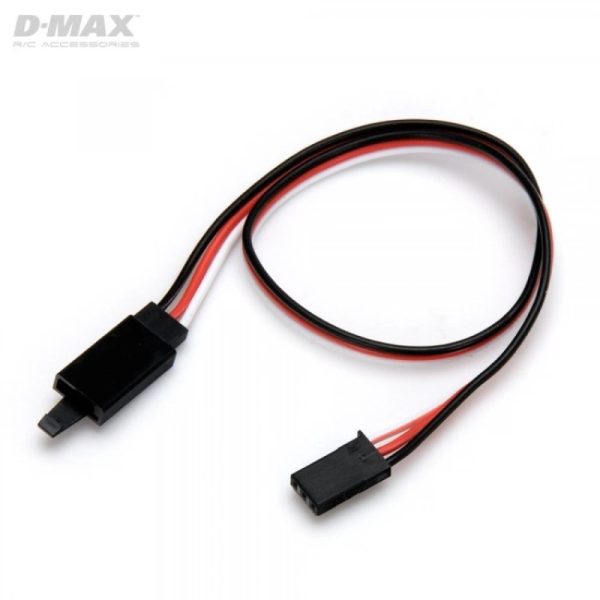 D-Max Servo Extension Wire Futaba w. Lock 22AWG 300mm